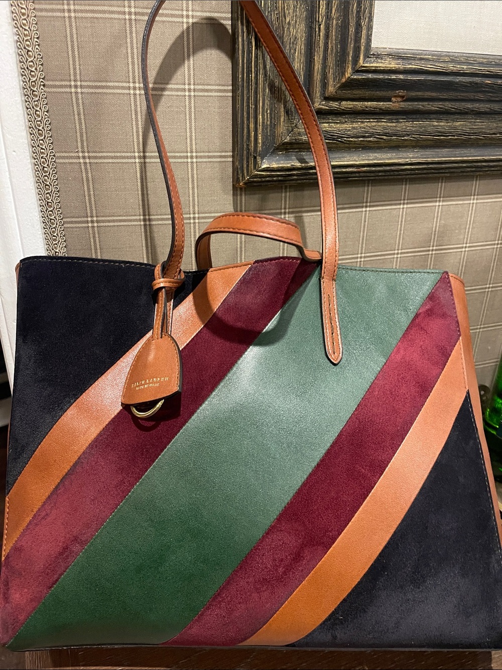 Ralph Lauren Collection Color Block Tote